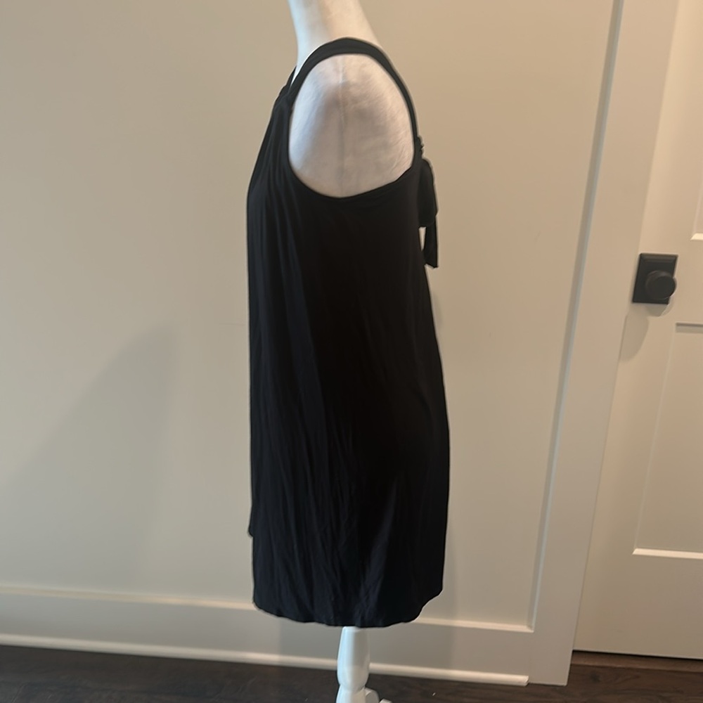 Amour Vert Black Knit Dress Sz M - Picture 3 of 6